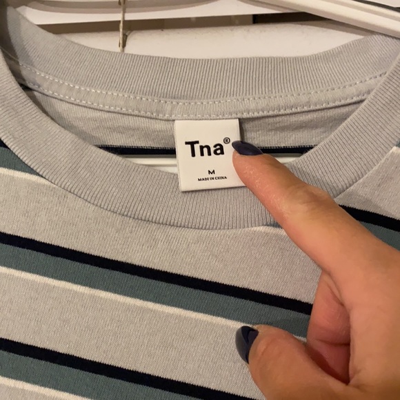 TNA - LONGSLEEVE ALPHA T-SHIRT SIZE M - Picture 2 of 3